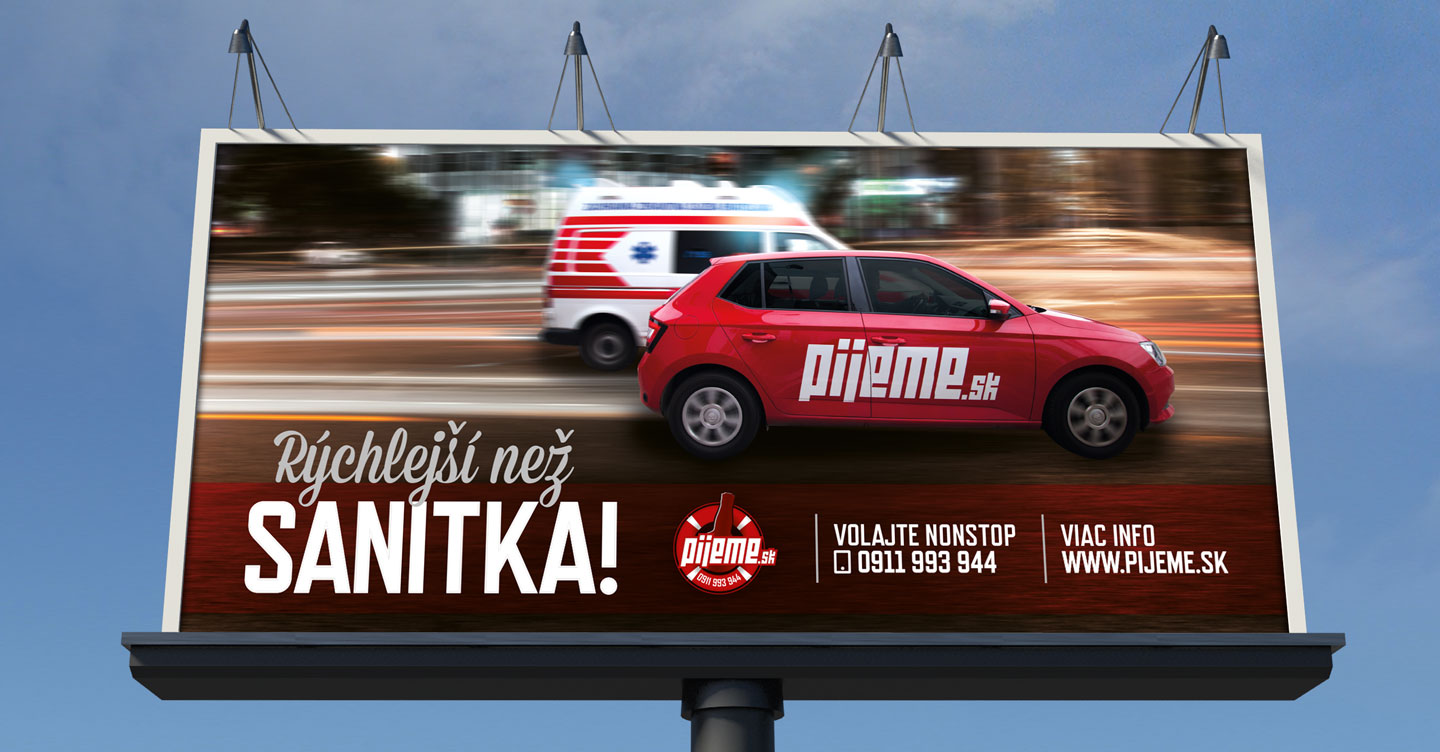 Pijeme.sk - bilboard
