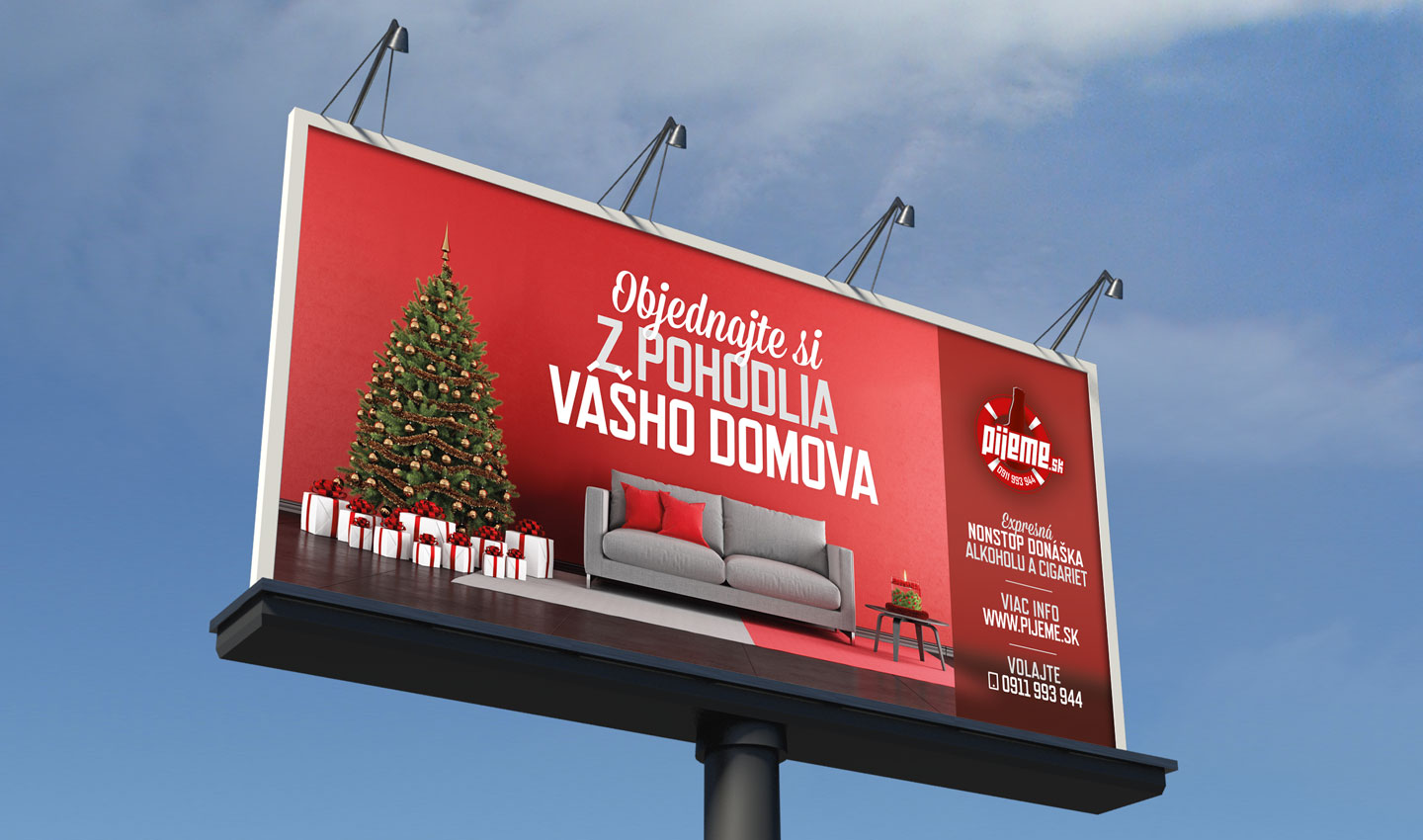 Pijeme.sk - bilboard
