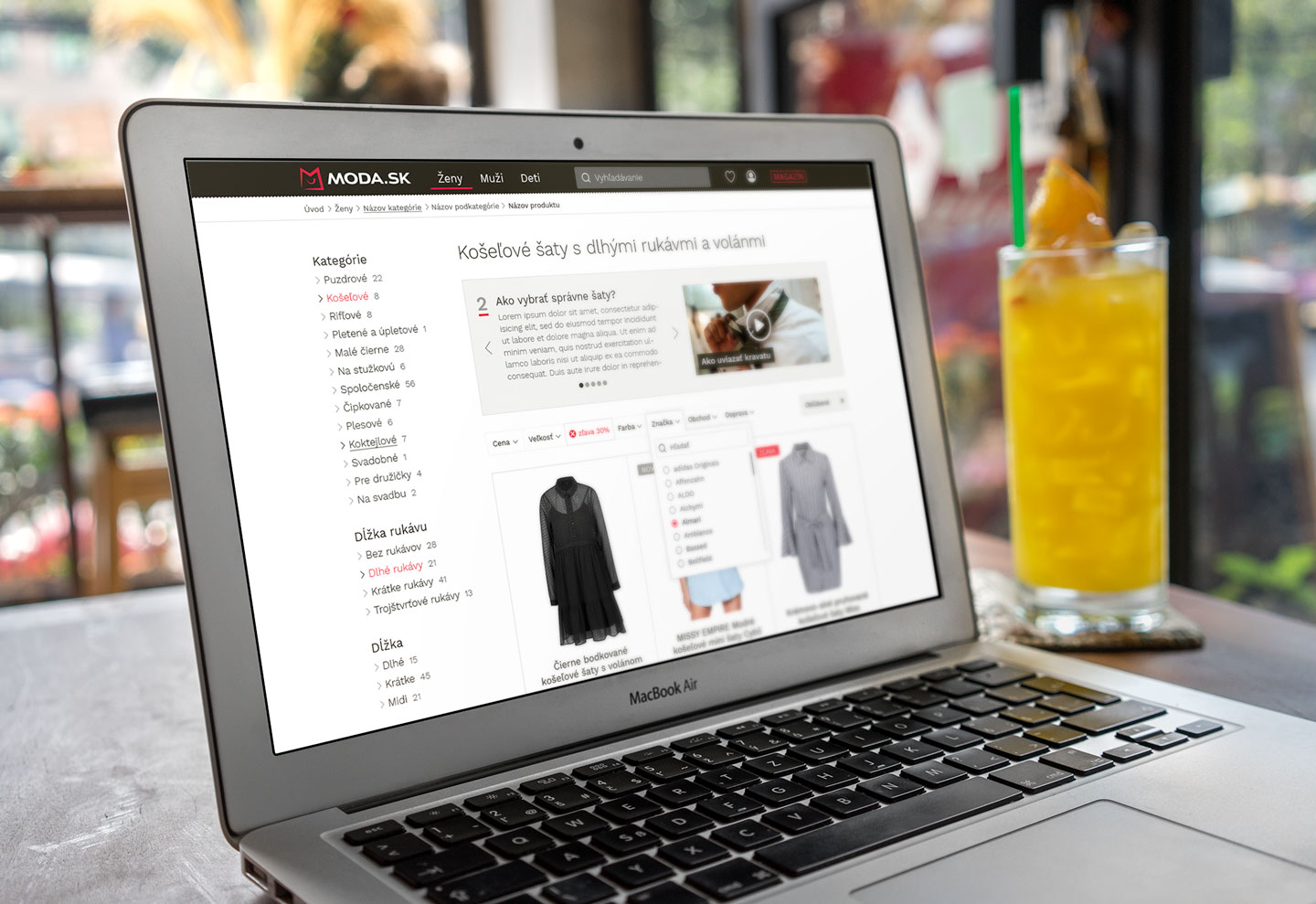 Moda.sk web