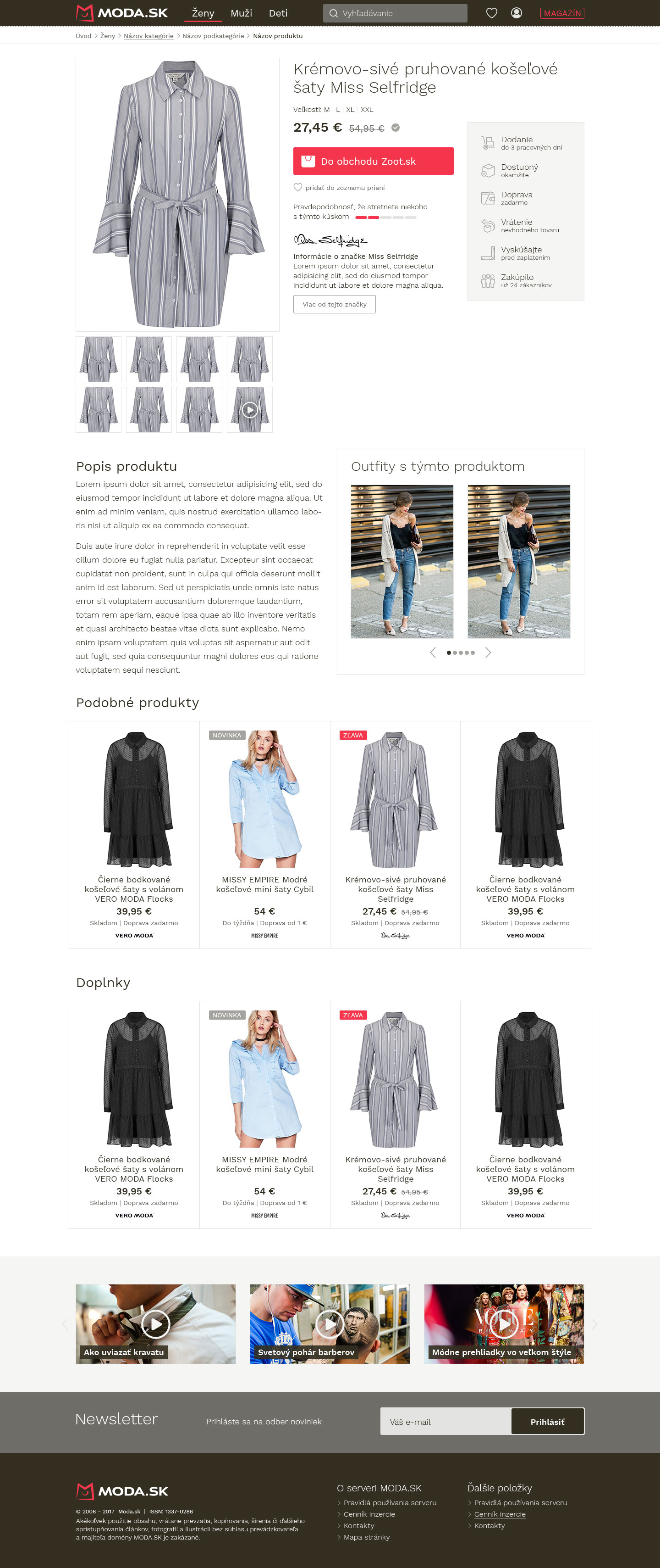Moda.sk web