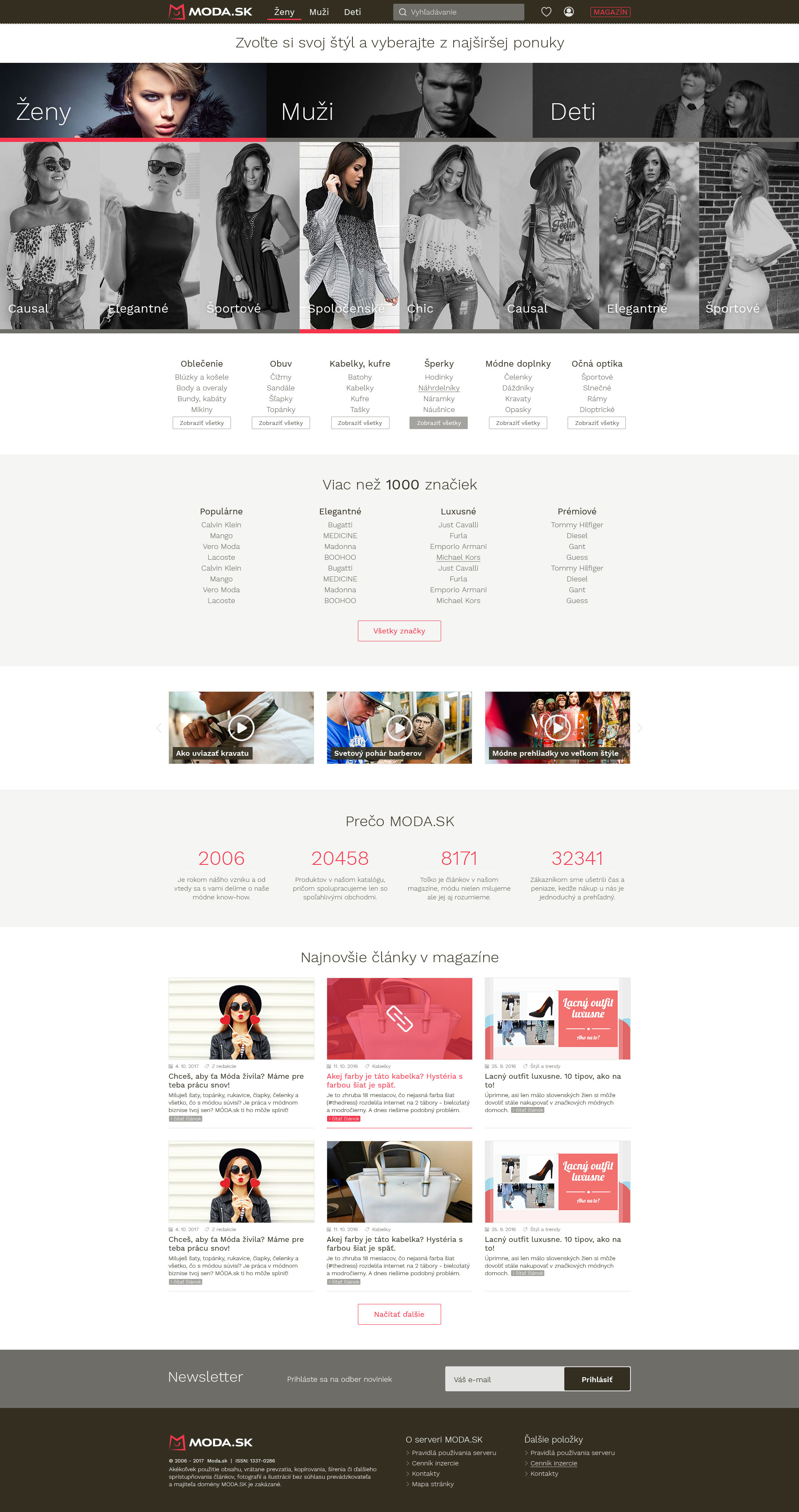 Moda.sk web