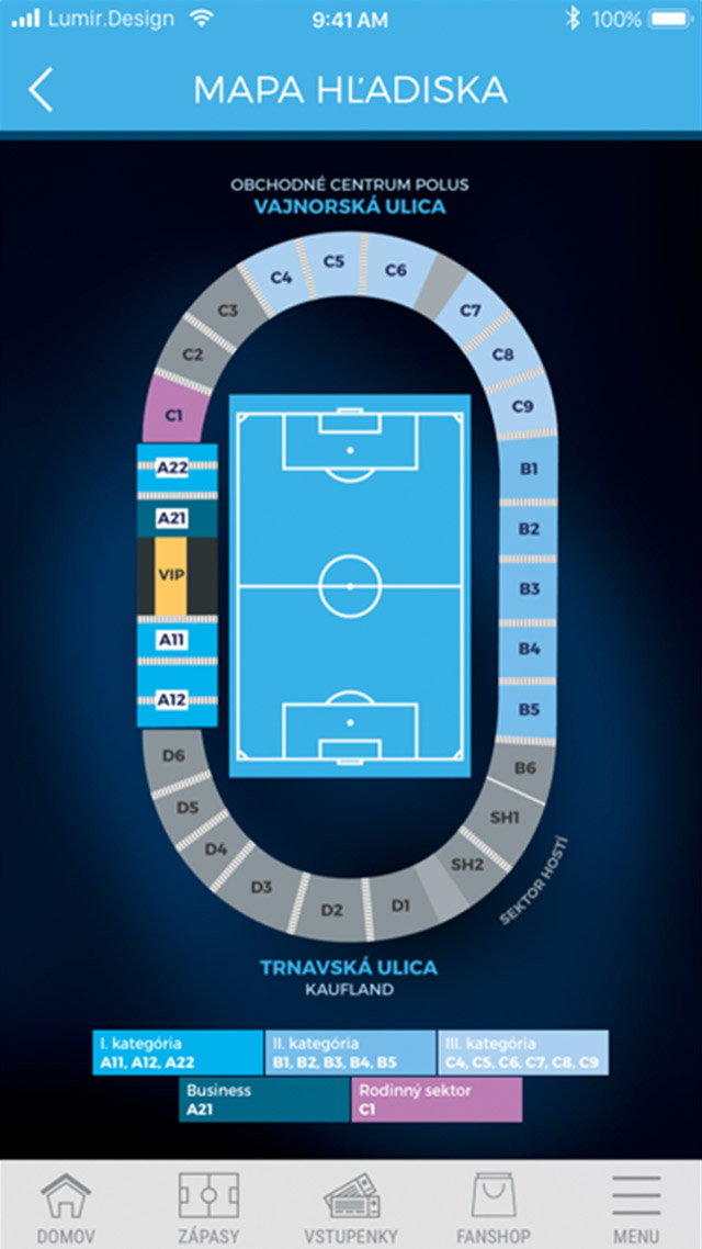 ŠK Slovan aplikácia
