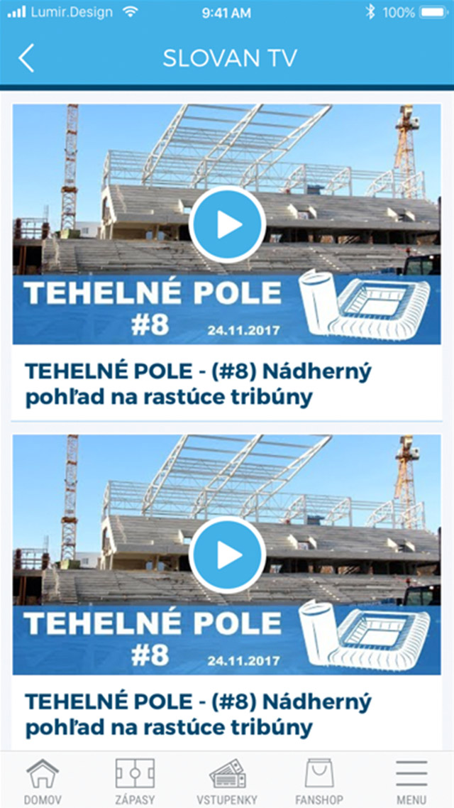 ŠK Slovan aplikácia