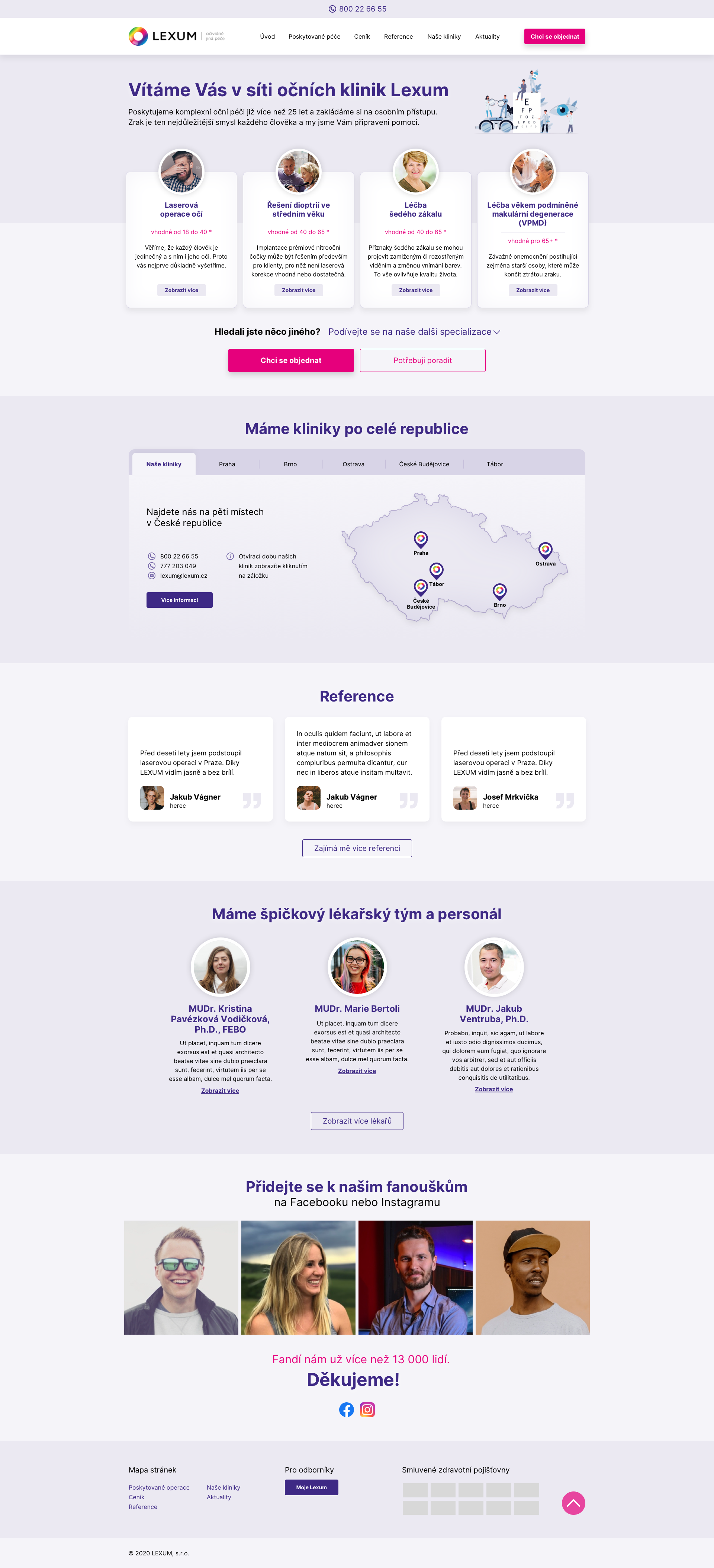Lexum.cz homepage