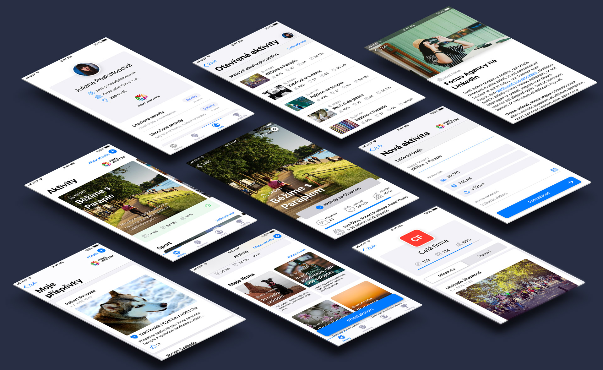 Firma jako tým app