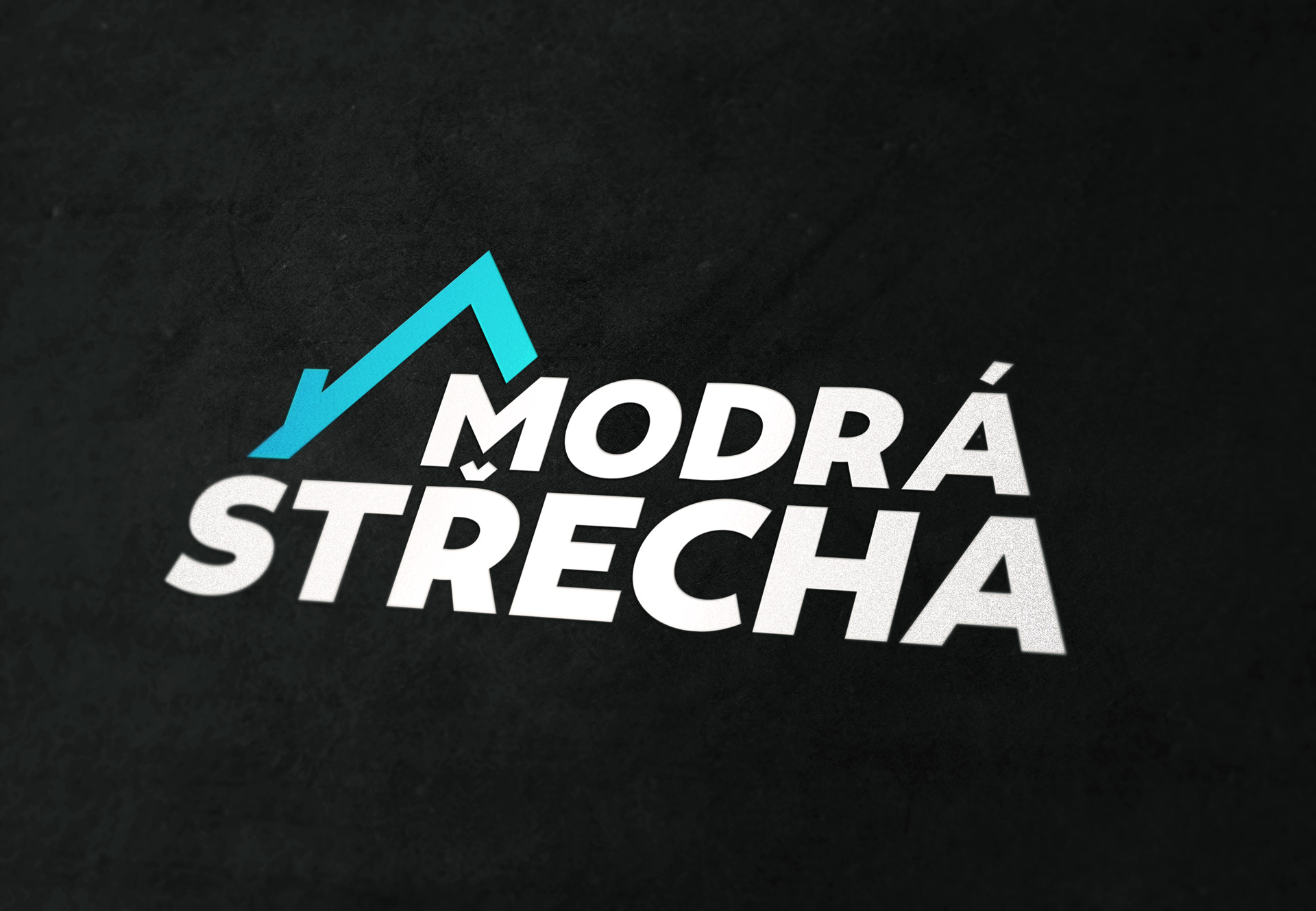 Modrá strecha logo